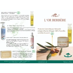 Cosmétiques hautement concentrés en huile d'Argan bio