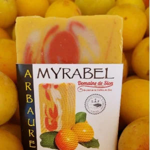 Savon Saponifié à Froid MYRABEL - Peau sèche - Huile de mirabelle et fruit frais