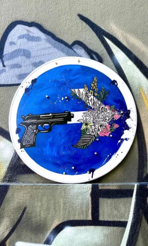 Panneau Graff art